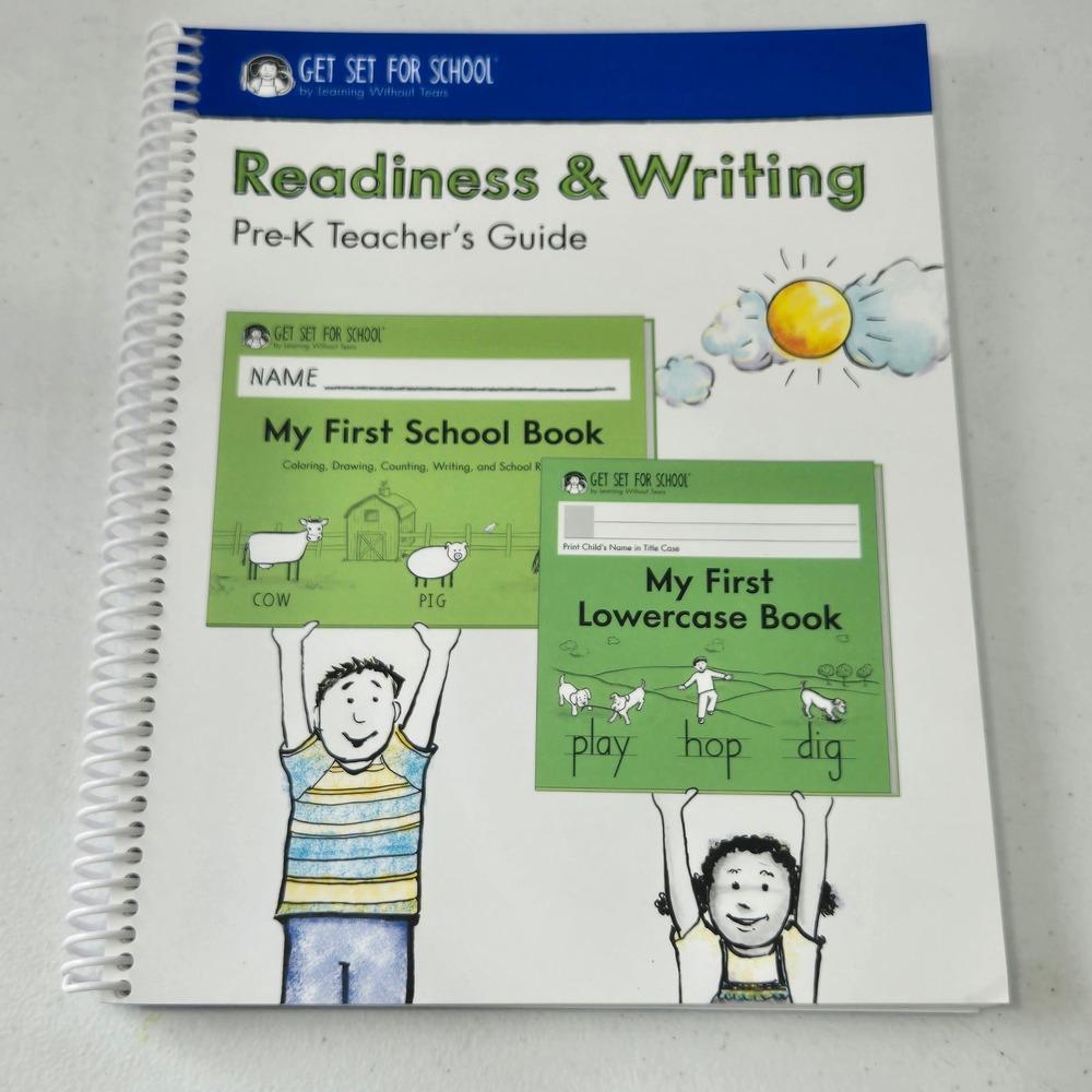Learning Without Tears Readiness & Writing Pre-K Teacher's Guide 8th Ed 2021